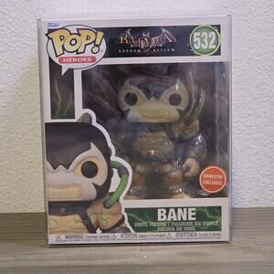 Funko Pop! Heroes Batman Arkham Asylum Bane -GameStop Exclusive - In Protector